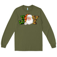 Army Green Christmas santa clause joy Long Sleeve Tee - AdoDesignShop