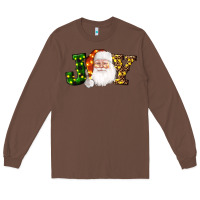 Chestnut Christmas santa clause joy Long Sleeve Tee - AdoDesignShop