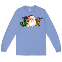 Colony Blue Christmas santa clause joy Long Sleeve Tee - AdoDesignShop
