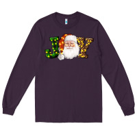 Plum Christmas santa clause joy Long Sleeve Tee - AdoDesignShop