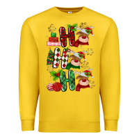 Lemon ho ho ho reindeer Premium Sweatshirt - MaliasSmallBusiness