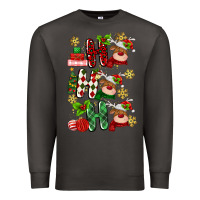 Smoke ho ho ho reindeer Premium Sweatshirt - MaliasSmallBusiness