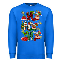 True Royal ho ho ho reindeer Premium Sweatshirt - MaliasSmallBusiness