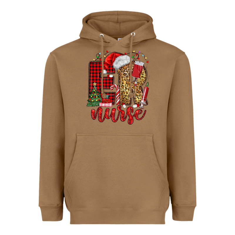 Er Nurse Christmas Heavyweight Hoodie by MaliasSmallBusiness | Teevron