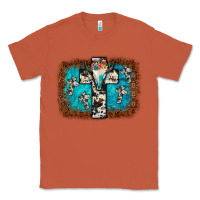 Copper bull skull cross backgraund Classic Tee - JahusDesignShop