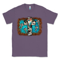 Lavender bull skull cross backgraund Classic Tee - JahusDesignShop
