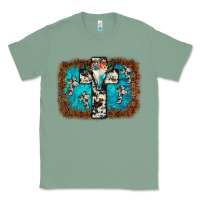 Sage bull skull cross backgraund Classic Tee - JahusDesignShop