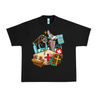 Black nurse  cross and jesus Urban Heavy Tee - AdoDesignShop