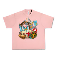 Salmon nurse  cross and jesus Urban Heavy Tee - AdoDesignShop