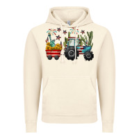 Vintage Artic 4th of july tractor Vintage Hoodie - CowGirlArtShop