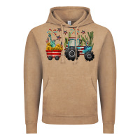 Vintage Coffee 4th of july tractor Vintage Hoodie - CowGirlArtShop
