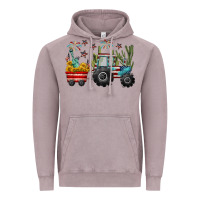 Vintage Zinc 4th of july tractor Vintage Hoodie - CowGirlArtShop
