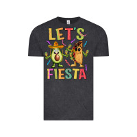 Vintage Black let's fiesta taco Vintage Tee - JahusDesignShop