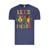 Vintage Denim let's fiesta taco Vintage Tee - JahusDesignShop