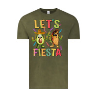 Vintage Olive let's fiesta taco Vintage Tee - JahusDesignShop