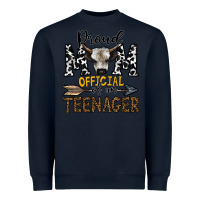 Navy proud mom official of an teenager Heavyweight Sweatshirt - CowhideDigitalArt