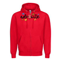 Red advocate autism Zipper Hoodie - MaliasSmallBusiness