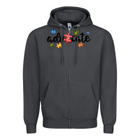 Smoke advocate autism Zipper Hoodie - MaliasSmallBusiness