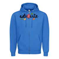 True Royal advocate autism Zipper Hoodie - MaliasSmallBusiness