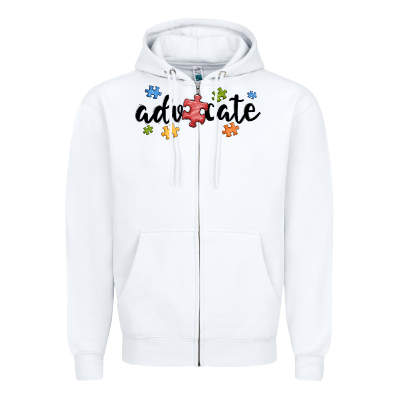 Advocate Autism Zipper Hoodie by MaliasSmallBusiness | Teevron