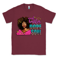 Burgundy mad hustler dope soul Classic Tee - AdoDesignShop