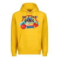Lemon back to school hello sixth grade 3200x2400 Premium Hoodie - AdoDesignShop