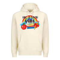 Sandshell back to school hello sixth grade 3200x2400 Premium Hoodie - AdoDesignShop