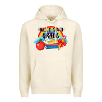 Tofu back to school hello sixth grade 3200x2400 Premium Hoodie - AdoDesignShop