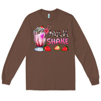 Chestnut milkshake with strawberry Long Sleeve Tee - AdoDesignShop