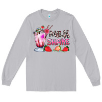 Moon Dust milkshake with strawberry Long Sleeve Tee - AdoDesignShop