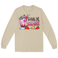Mushroom milkshake with strawberry Long Sleeve Tee - AdoDesignShop