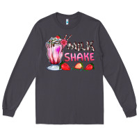 Smoke milkshake with strawberry Long Sleeve Tee - AdoDesignShop