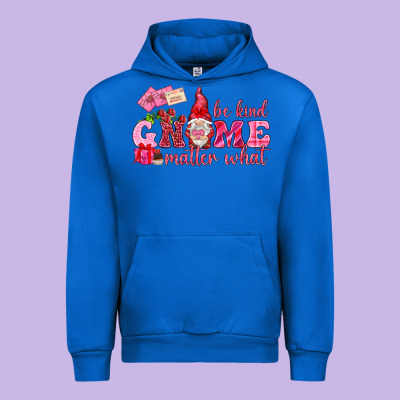 Be Kind Gnome Matter What Valentine's Day Urban Hoodie Designed By Howdyjamesfarm