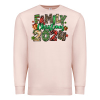 Pale Pink family christmas 2024 Premium Sweatshirt - MaliasSmallBusiness