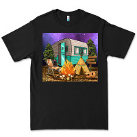 Black camping Premium Tee - RanaPortraitStore