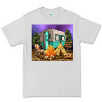 Dove Grey camping Premium Tee - RanaPortraitStore