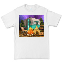 White camping Premium Tee - RanaPortraitStore
