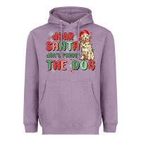 Lavender dear santa dont forget the dog Heavyweight Hoodie - MaliasSmallBusiness