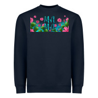 Navy cactus and flowers mama libbey glass Heavyweight Sweatshirt - HRA Design Shop