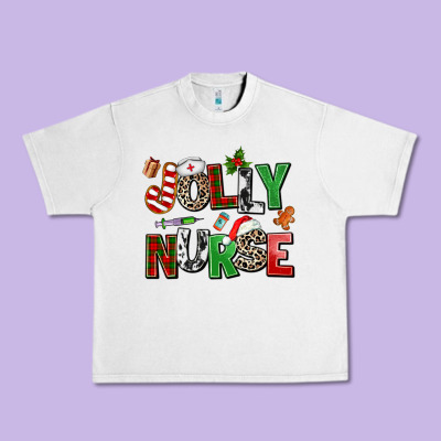 Jolly Nurse Urban Heavy Tee Designed By Adodesignshop