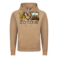 Peace Love Bus Vintage Hoodie | Teevron