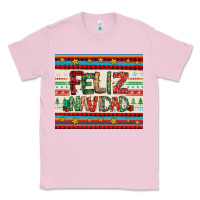 Bubblegum Pink feliz navidad spanish christmas Classic Tee - Jasminsmagicworld