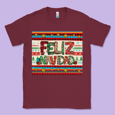 Feliz Navidad Spanish Christmas Classic Tee Designed By Jasminsmagicworld