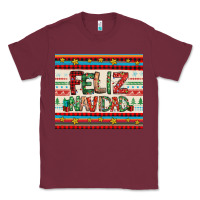 Burgundy feliz navidad spanish christmas Classic Tee - Jasminsmagicworld