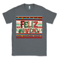 Charcoal Heather feliz navidad spanish christmas Classic Tee - Jasminsmagicworld