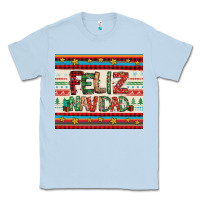 Dusty Blue feliz navidad spanish christmas Classic Tee - Jasminsmagicworld