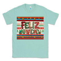 Seafoam feliz navidad spanish christmas Classic Tee - Jasminsmagicworld