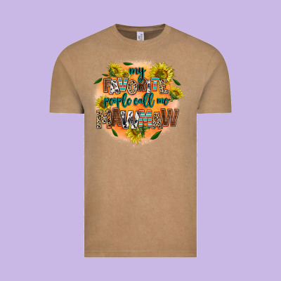 My Favorite People Call Me Mawmaw Vintage Tee Designed By Adodesignshop