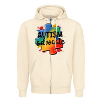 Sandshell autism advocate Zipper Hoodie - MaliasSmallBusiness