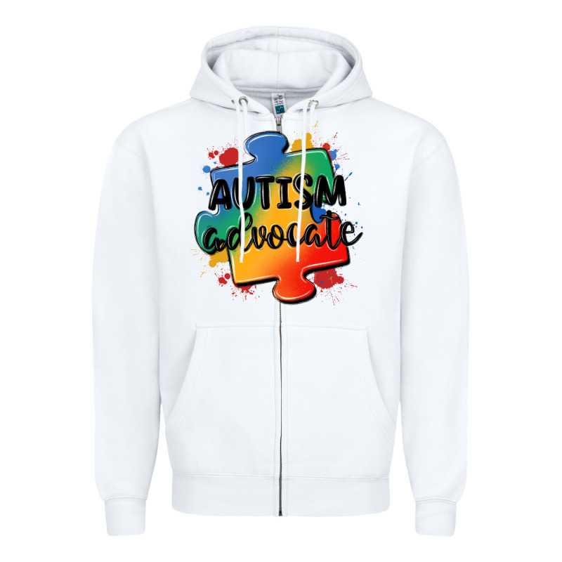 Autism Advocate Zipper Hoodie by MaliasSmallBusiness | Teevron